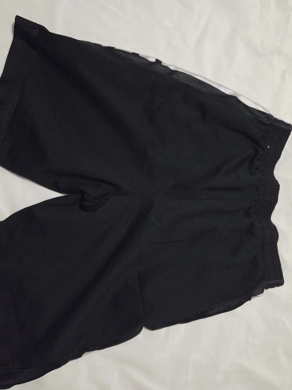 Nike Black & White Athletic Shorts - Kids
